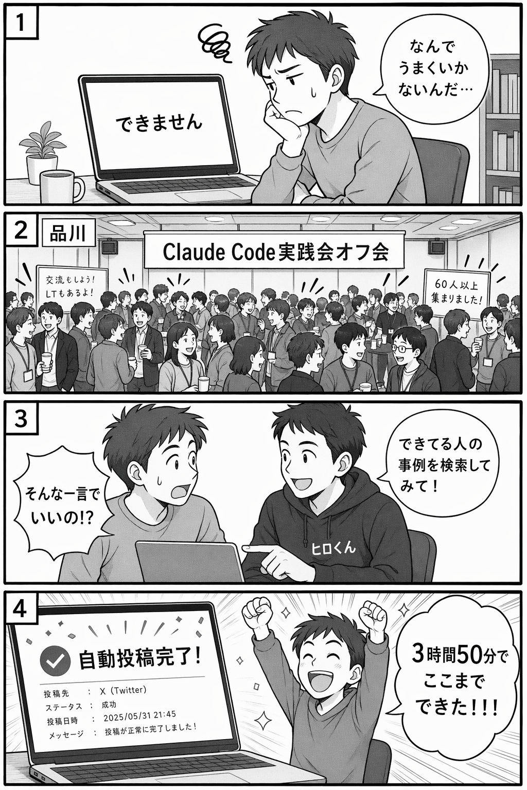 4コマ漫画